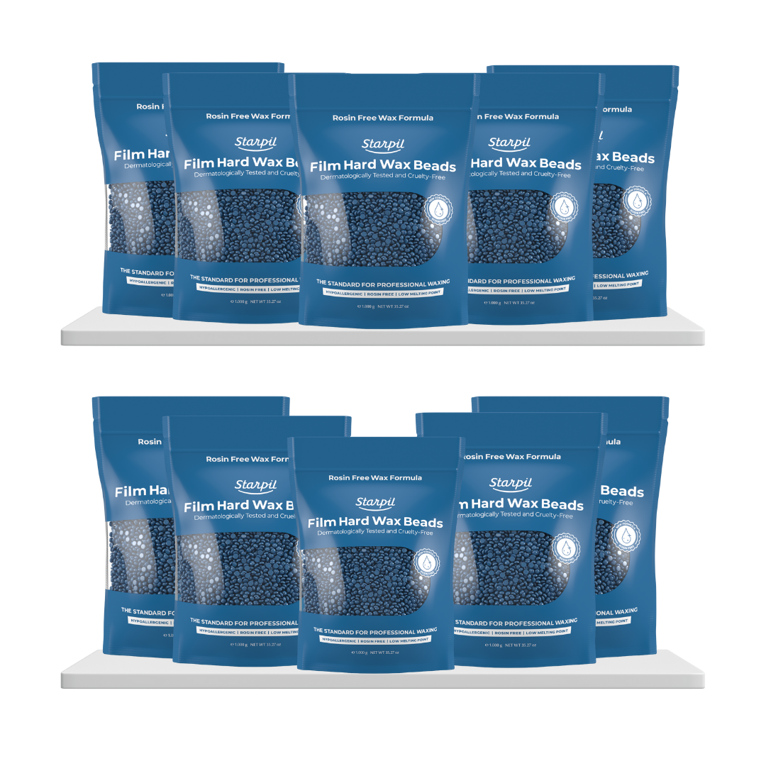 Hypoallergenic Blue Film Hard Wax Beads (1lb - 30lb)