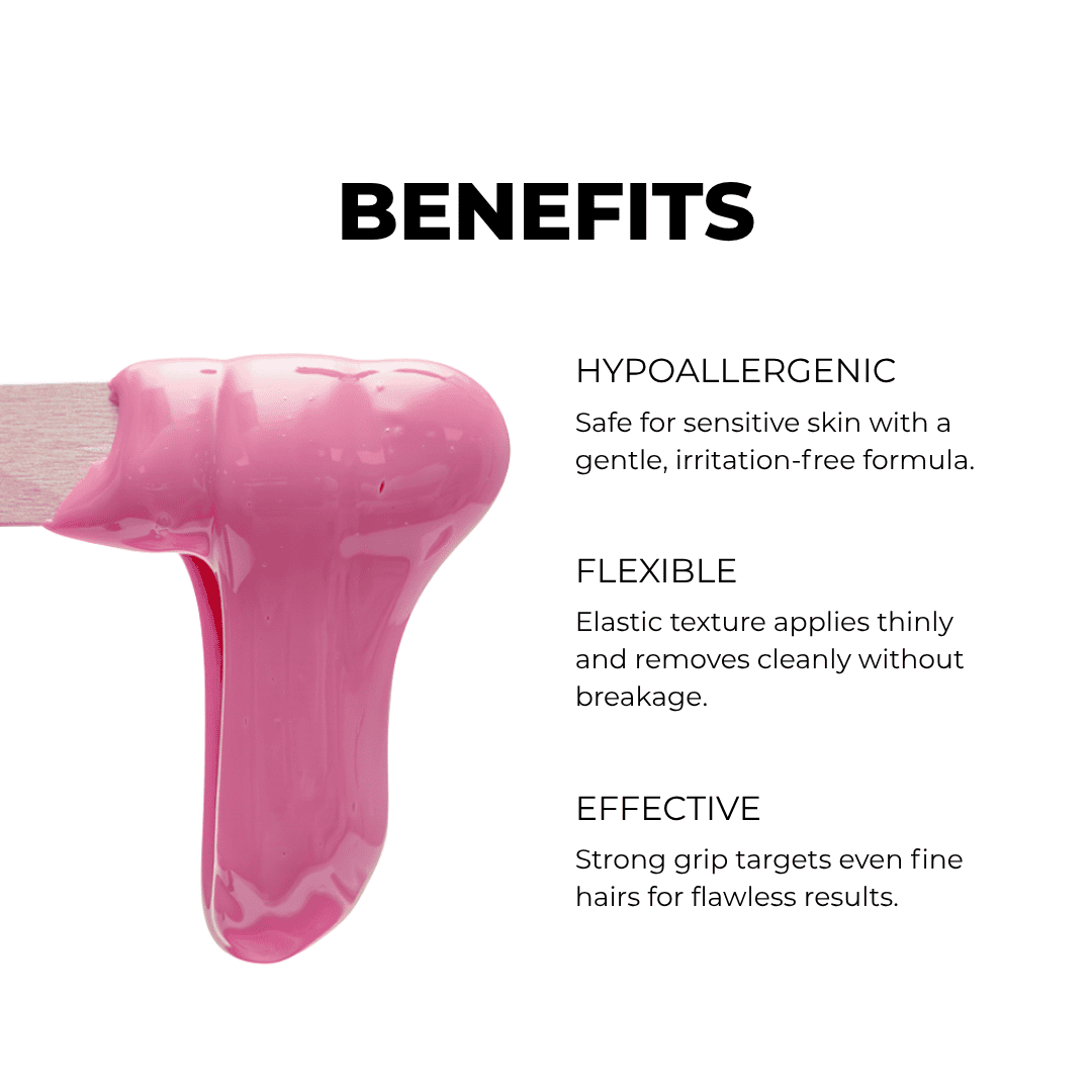 Hypoallergenic Pink Hard Wax Beads (1lb - 30lb)