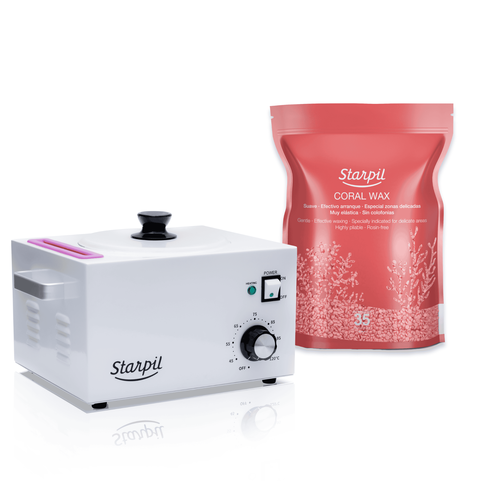 Aquecedor de cera dura grande premium - 5 lb