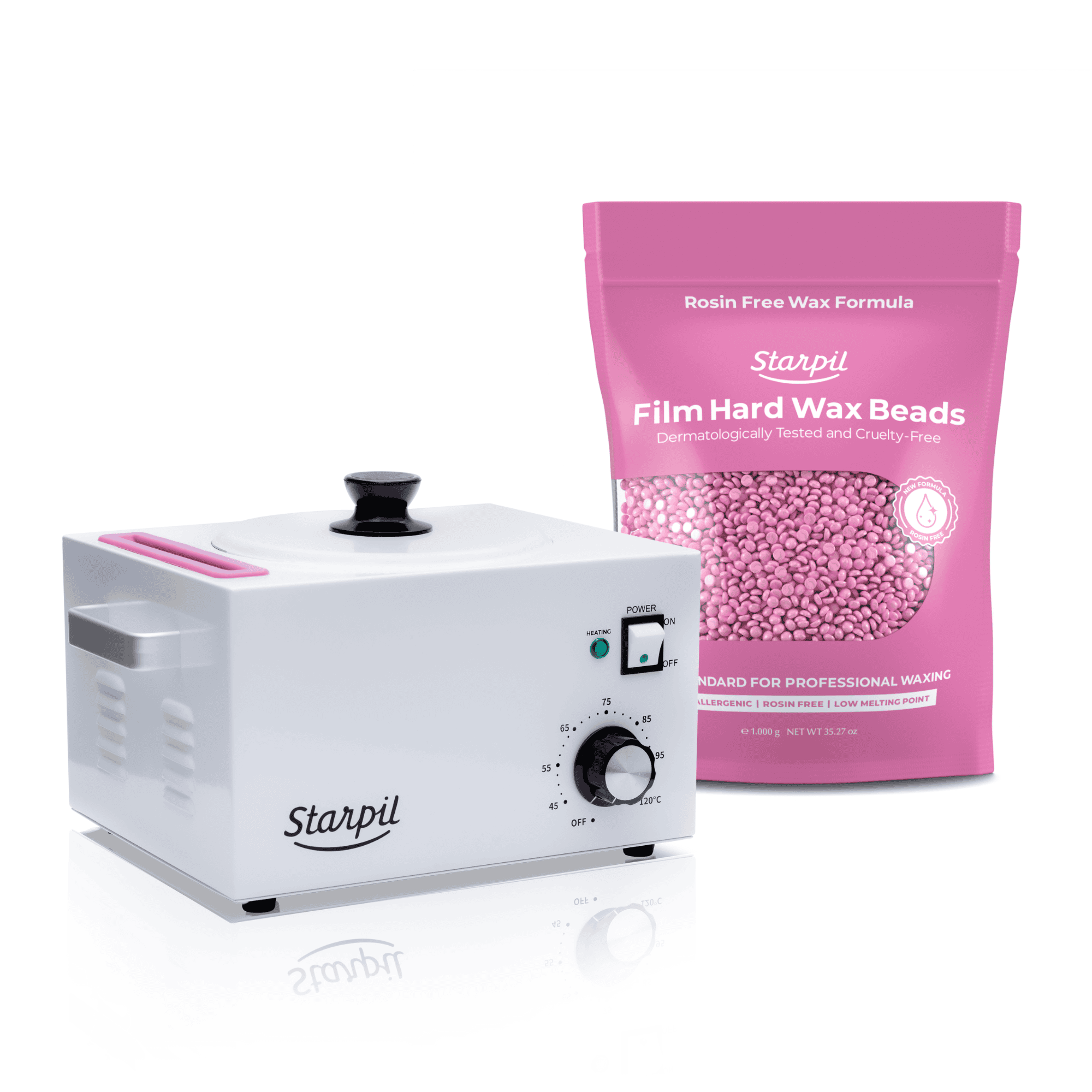 Aquecedor de cera dura grande premium - 5 lb