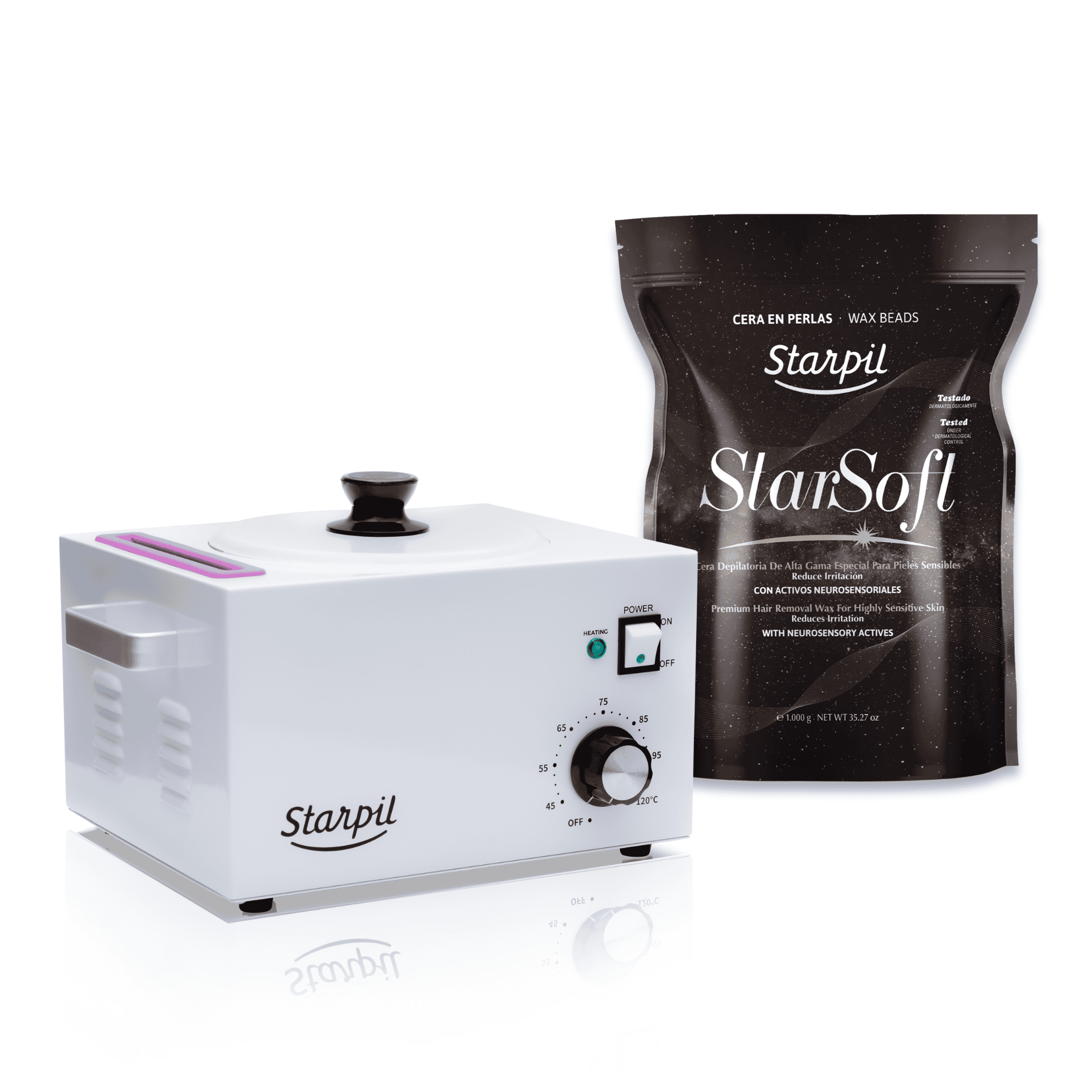 Aquecedor de cera dura grande premium - 5 lb