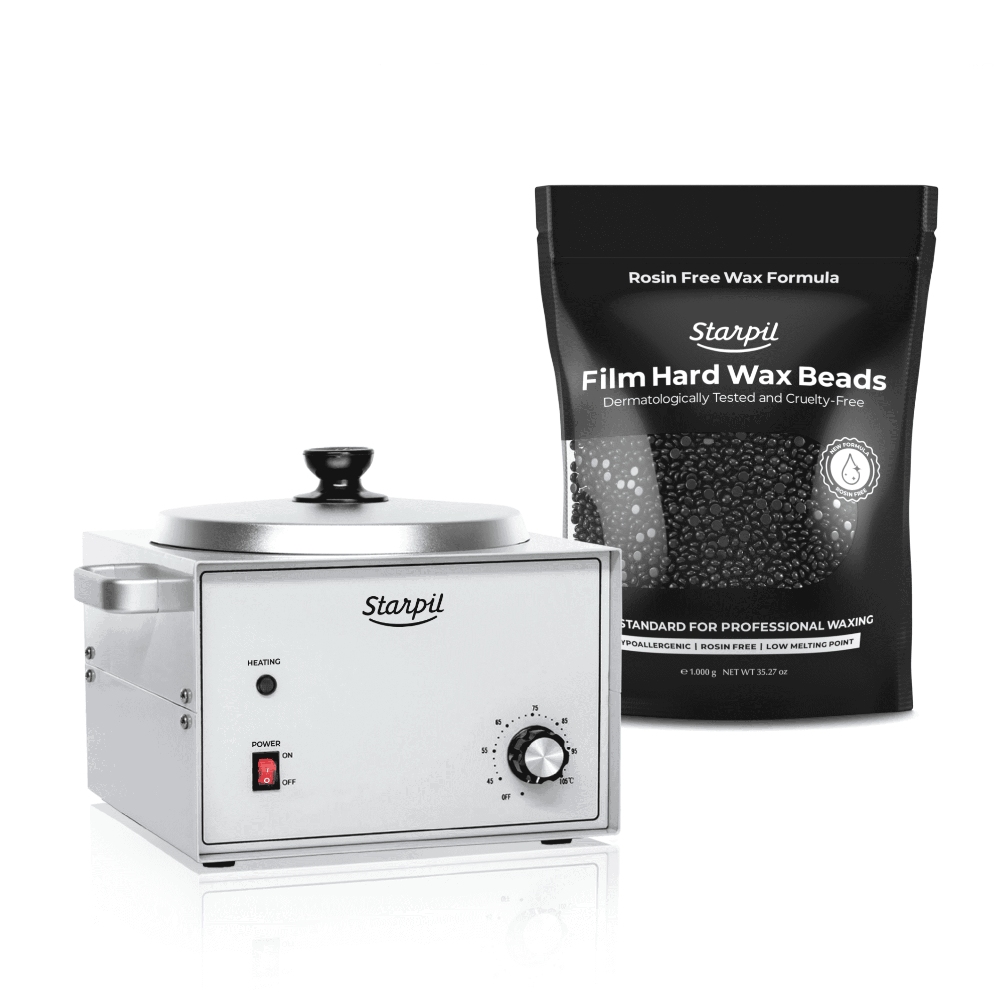 Aquecedor profissional grande de cera dura - 5 lb