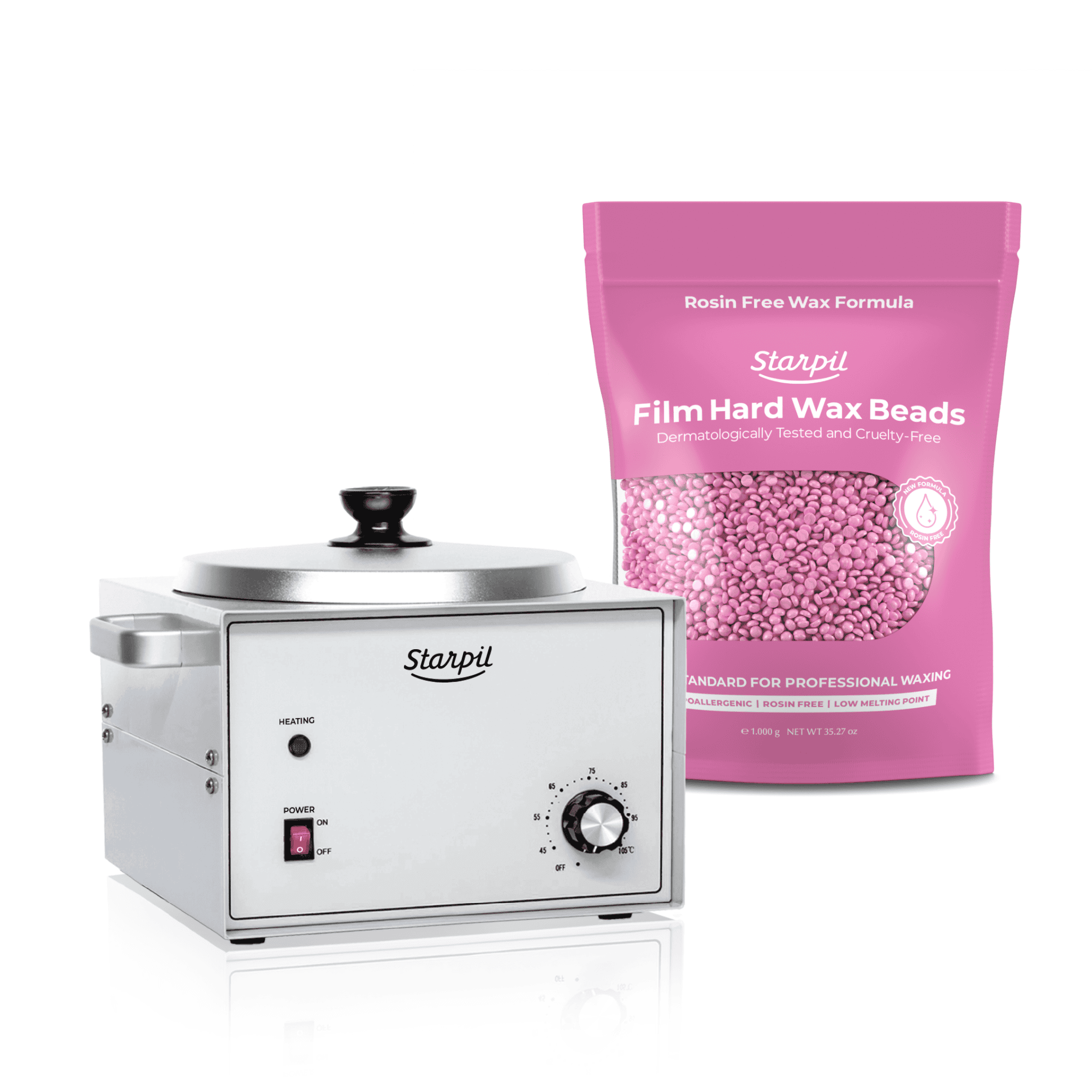 Aquecedor profissional grande de cera dura - 5 lb