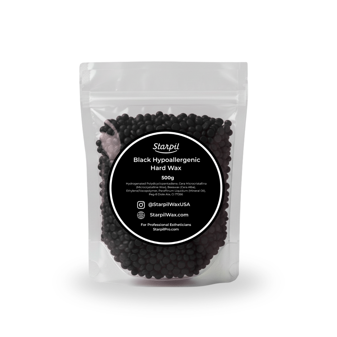 Hypoallergenic Black Film Hard Wax Beads (1lb - 30lb)