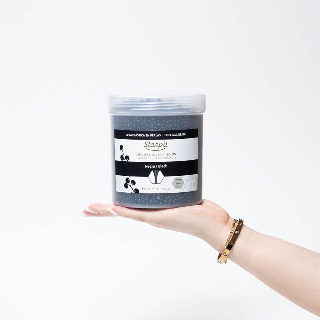Black Film Hard Wax Beads - 600g Mini Tub