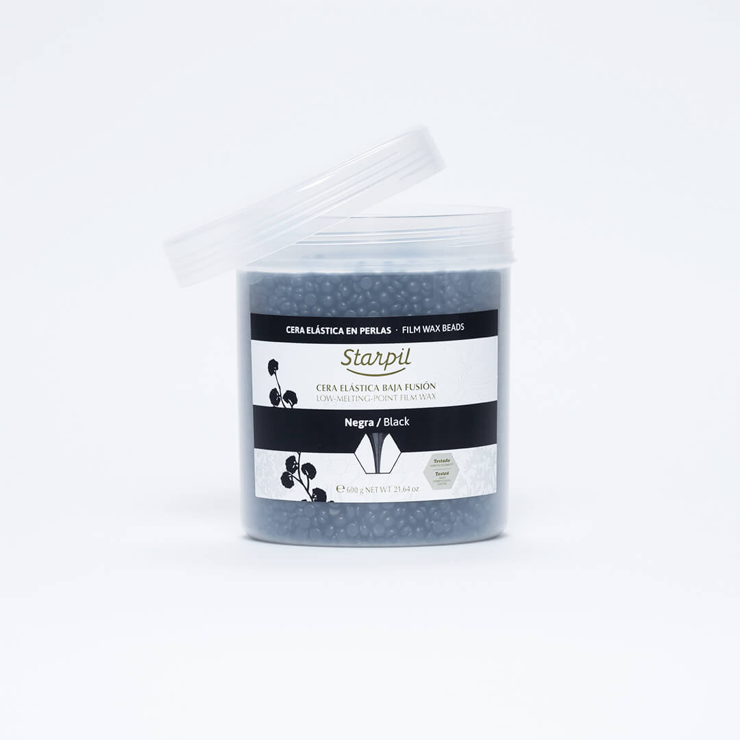 Black Film Hard Wax Beads - 600g Mini Tub