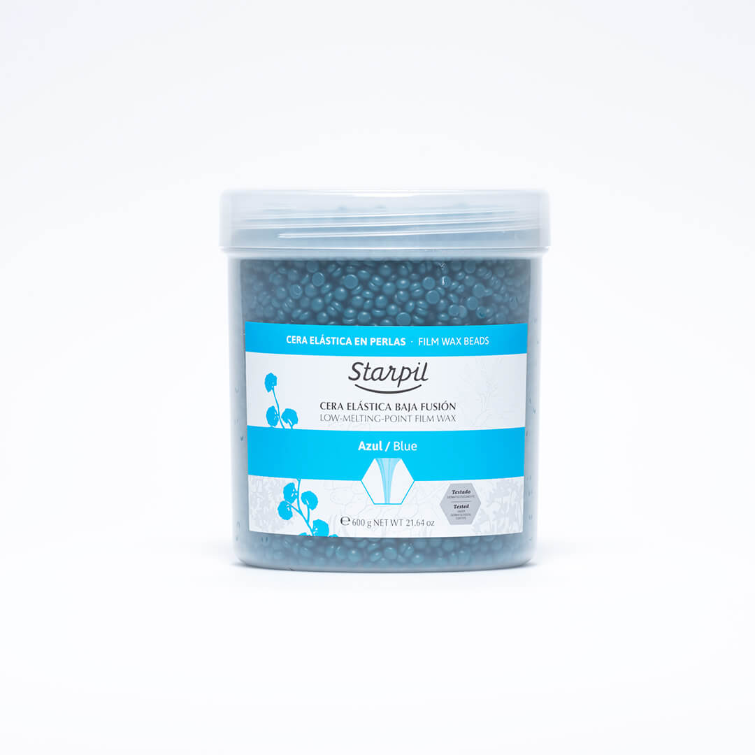 Contas de Cera Dura de Filme Azul - Mini Tubo 600g