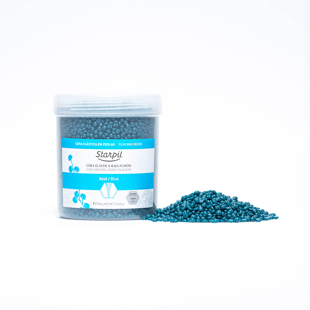 Contas de Cera Dura de Filme Azul - Mini Tubo 600g