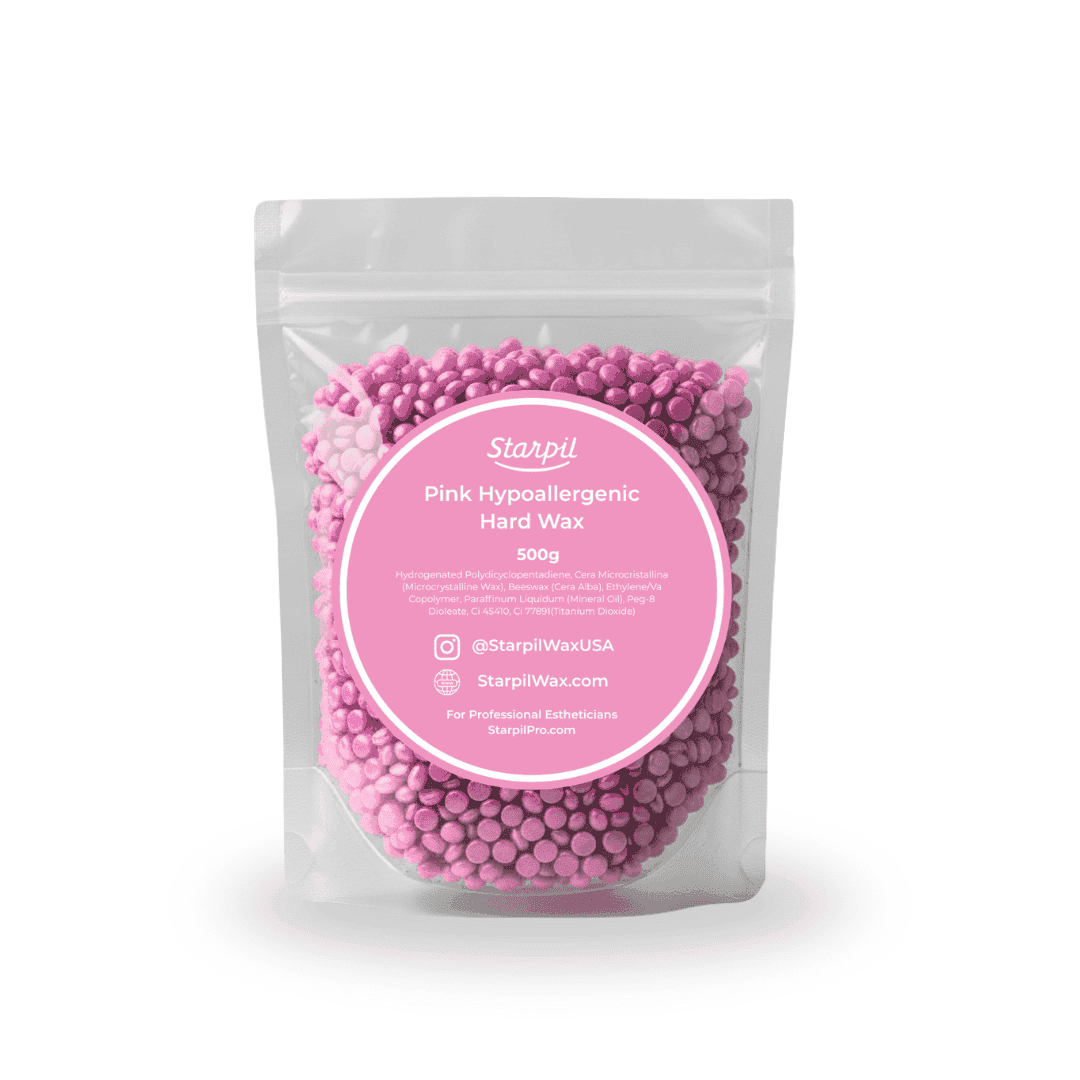 Hypoallergenic Pink Hard Wax Beads (1lb - 30lb)