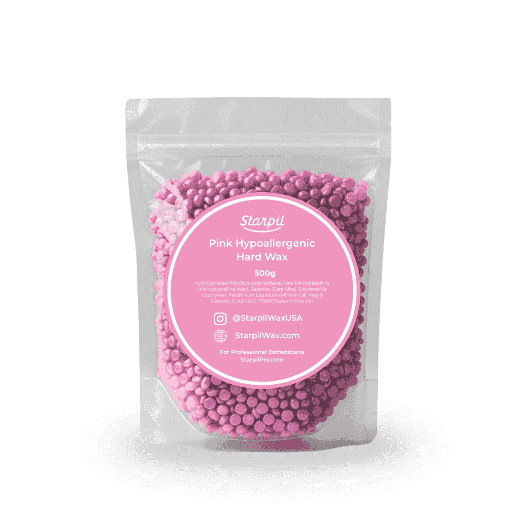 Hypoallergenic Pink Hard Wax Beads (1lb - 30lb)