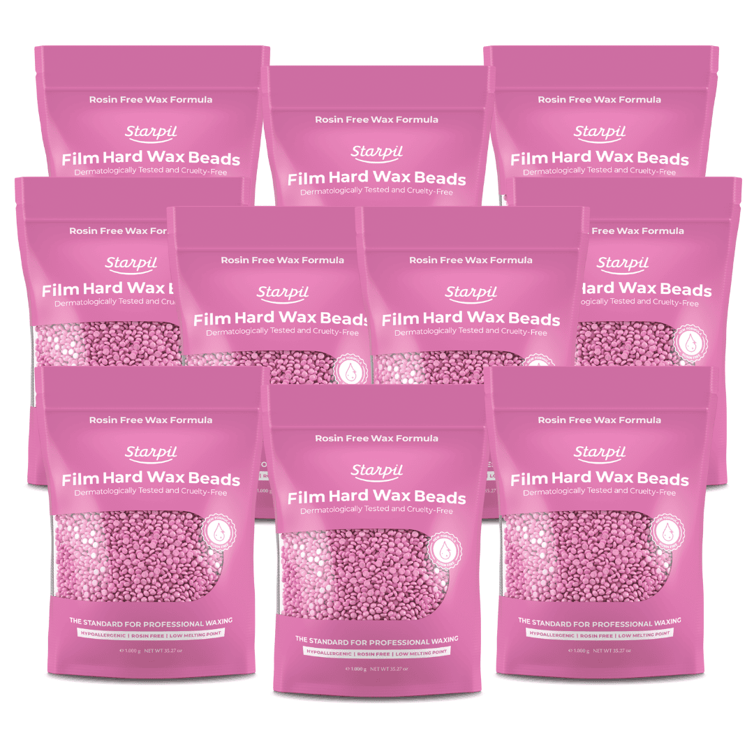 Hypoallergenic Pink Film Hard Wax Beads (1lb - 30lb)