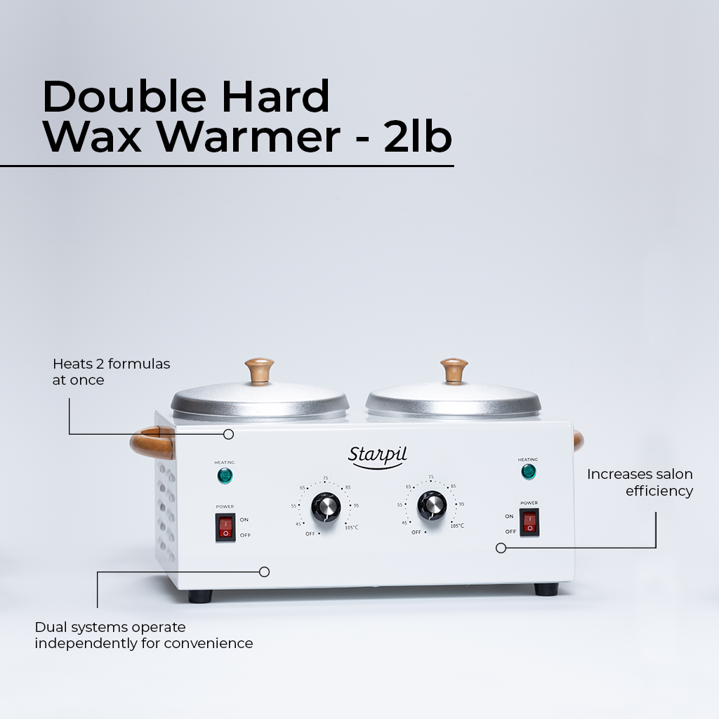 Double Hard Wax Warmer 2lb Starpil Wax