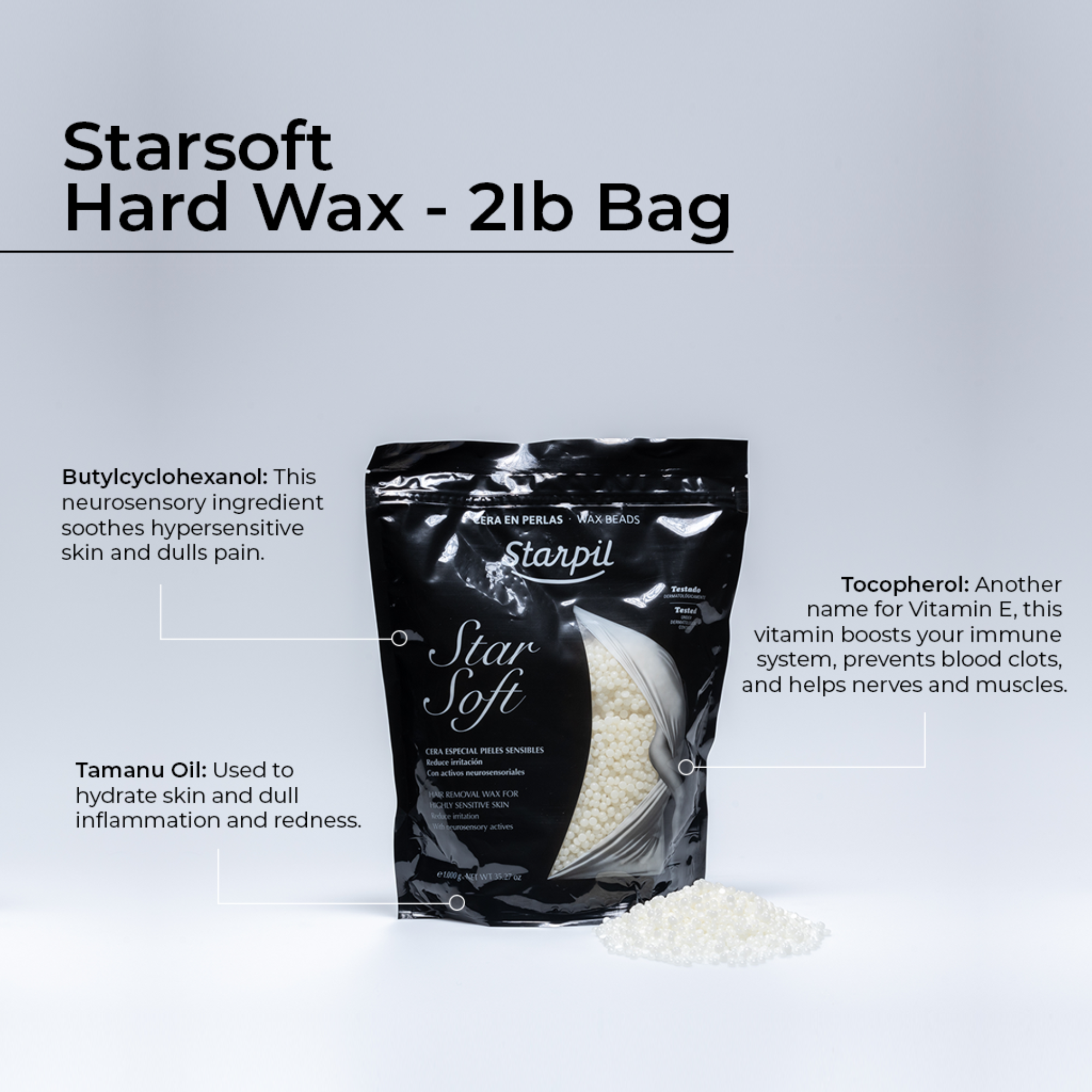 Starsoft Hard Wax Microbeads - (2.2lb - 30lb)