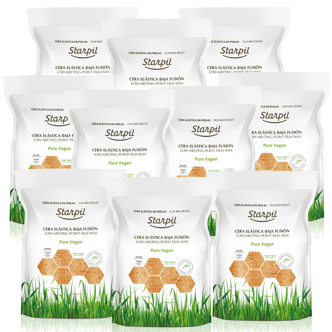 Perlas de cera dura vegana - 2.2 lb