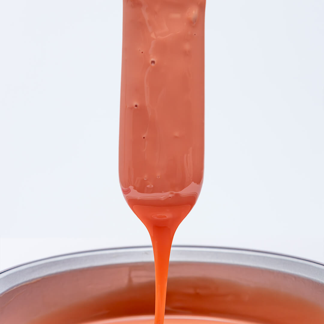Mini pote de cera dura de filme rosa - 600 g
