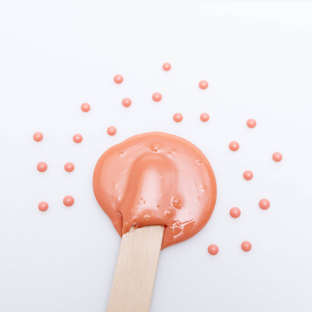 Mini pote de cera dura de filme rosa - 600 g