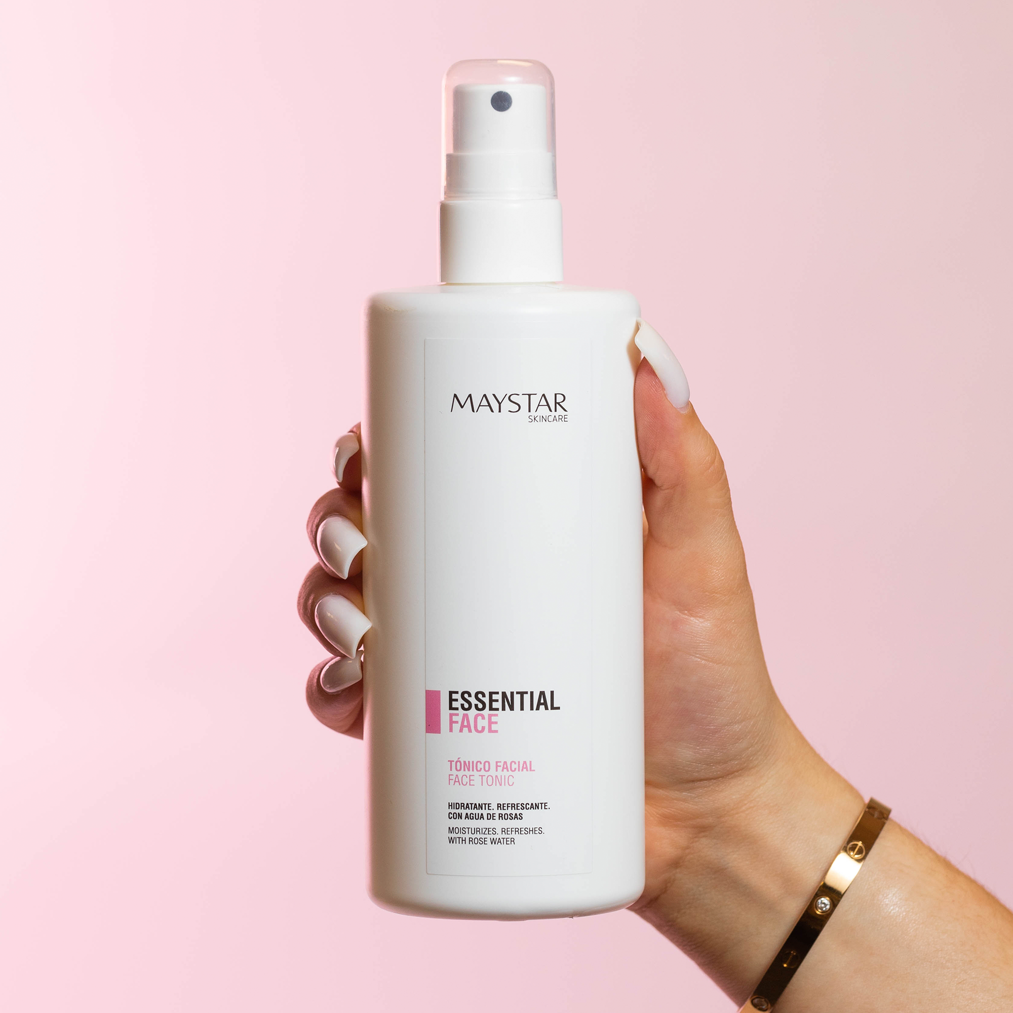 Tónico Facial con Agua de Rosas - Maystar Essential