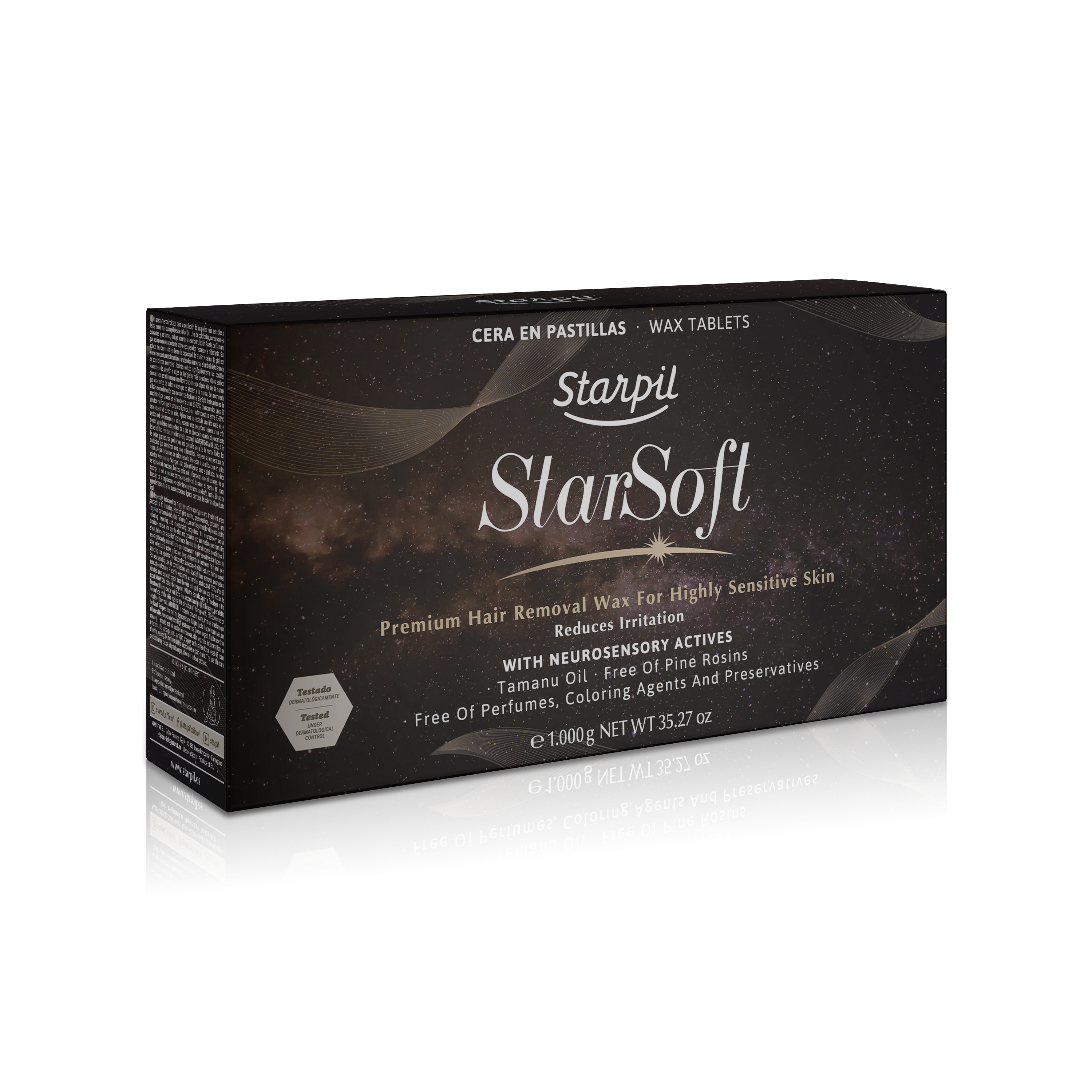 Tabletas de cera dura Starsoft Film - 2.2 lb