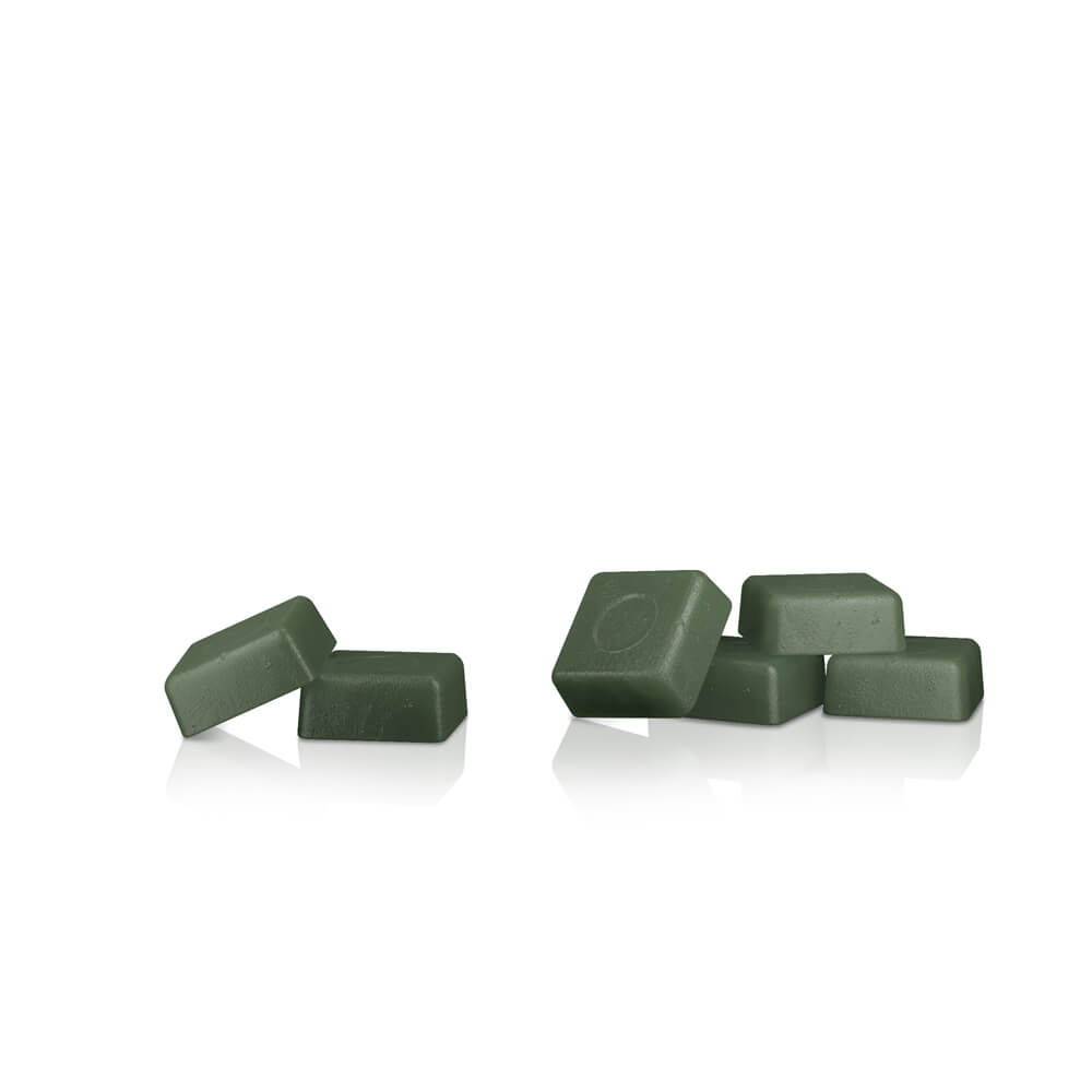 Tabletas de cera dura verde (mezcla original)