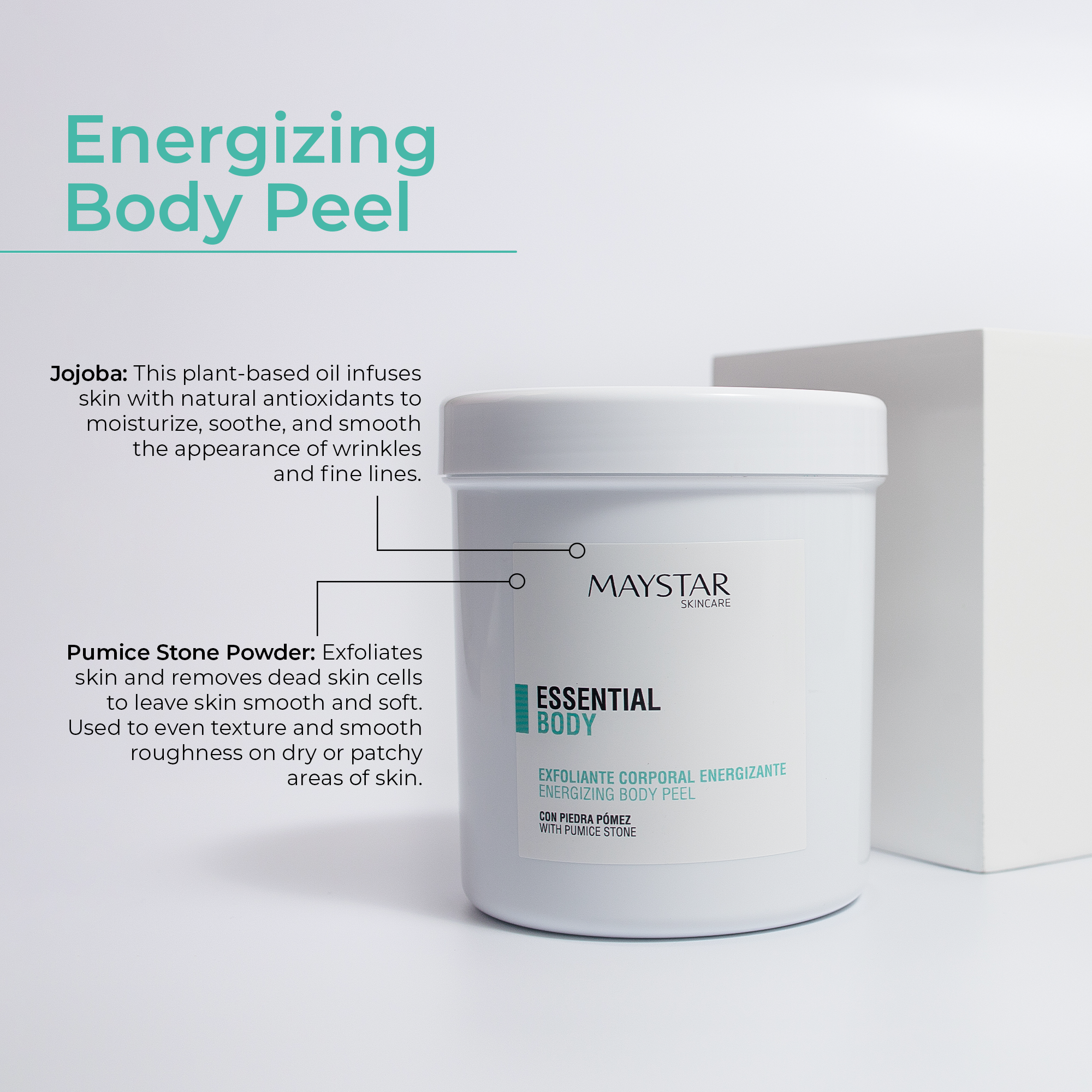 Peeling Corporal Energizante (1000mL) - Maystar Essential