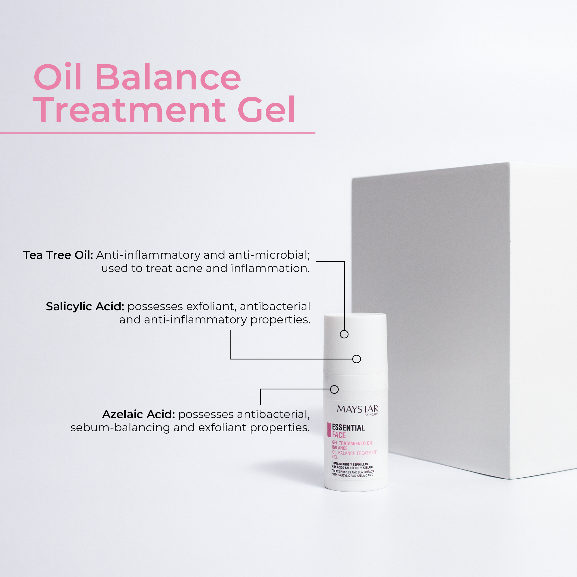 Gel de Tratamiento Oil Balance - Maystar Essential