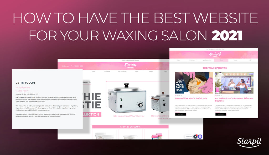 How to Have the Best Website for Your Waxing Salon in 2021