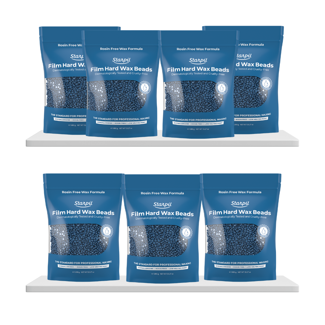 Hypoallergenic Blue Film Hard Wax Beads (1lb - 30lb)