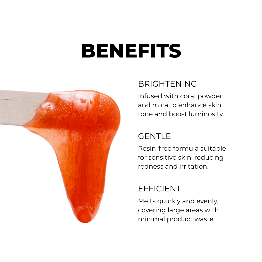 Microesferas de cera dura Coral Film - 2.2 lb