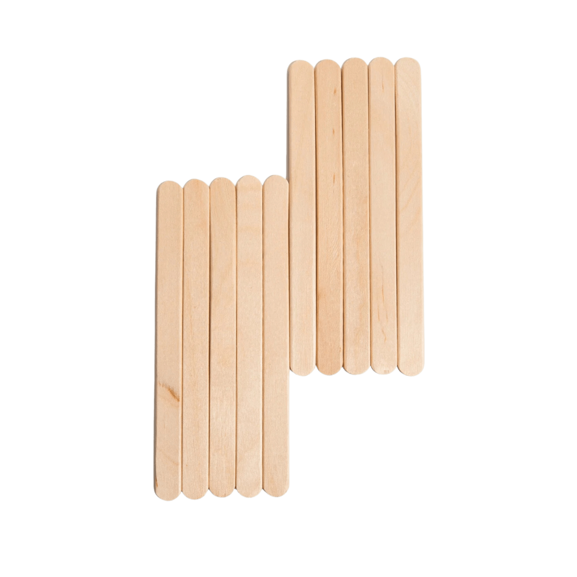 Espátulas de madera para cera de 4.5"