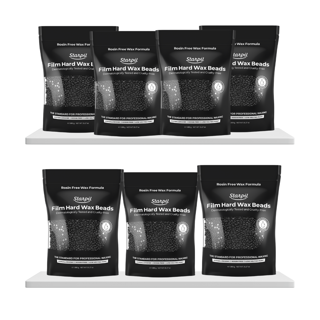 Hypoallergenic Black Film Hard Wax Beads (1lb - 30lb)