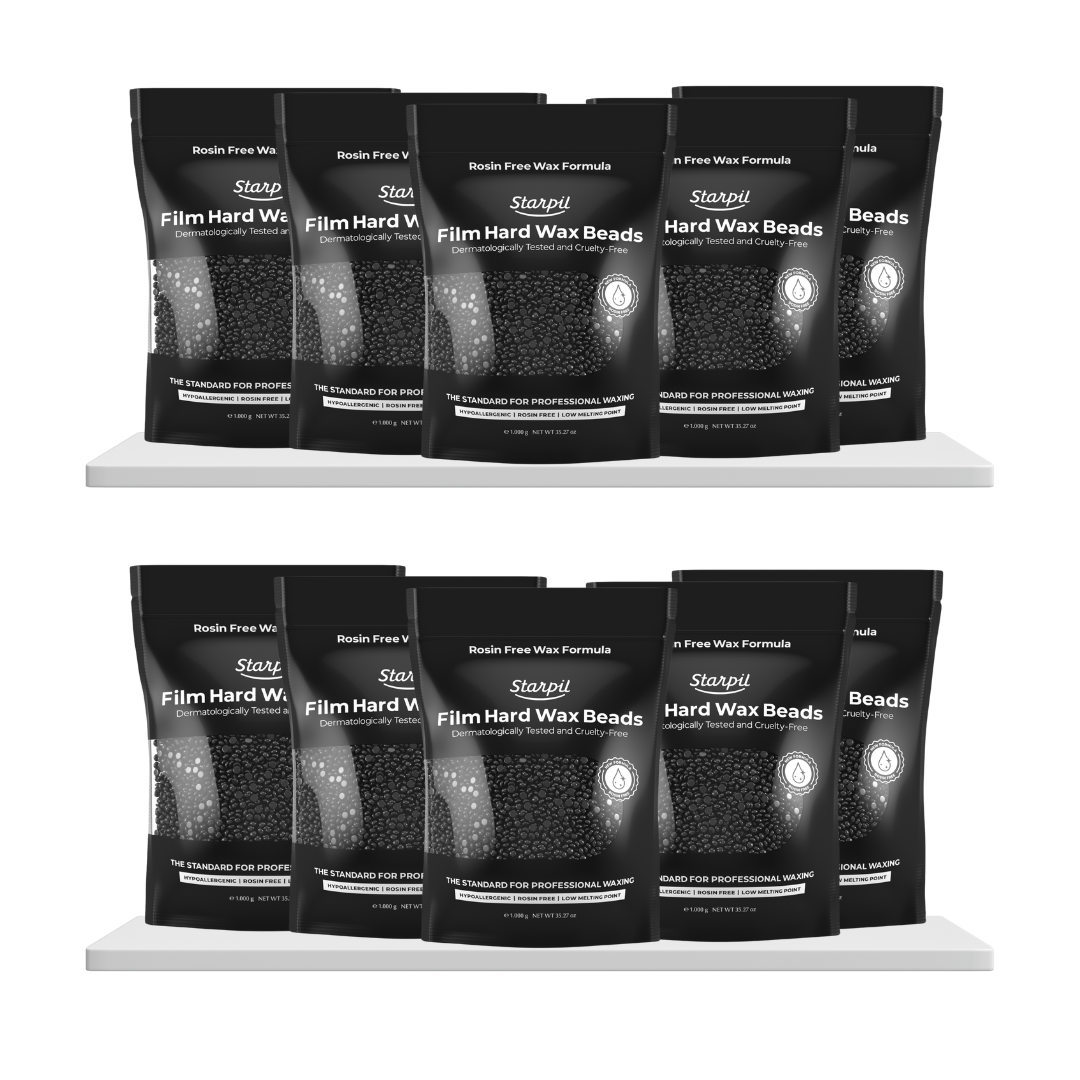 Hypoallergenic Black Film Hard Wax Beads (1lb - 30lb)