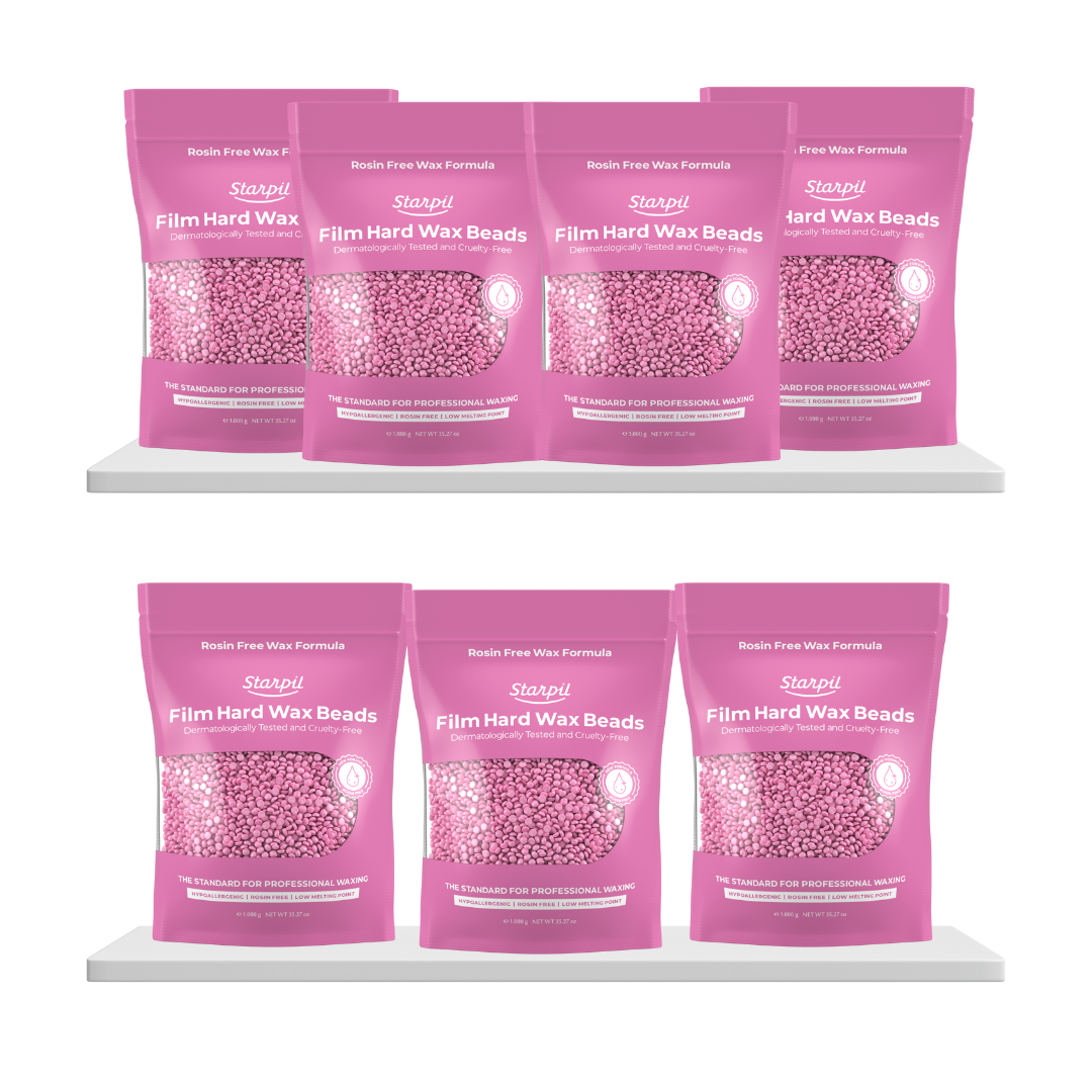 Hypoallergenic Pink Film Hard Wax Beads (1lb - 30lb)