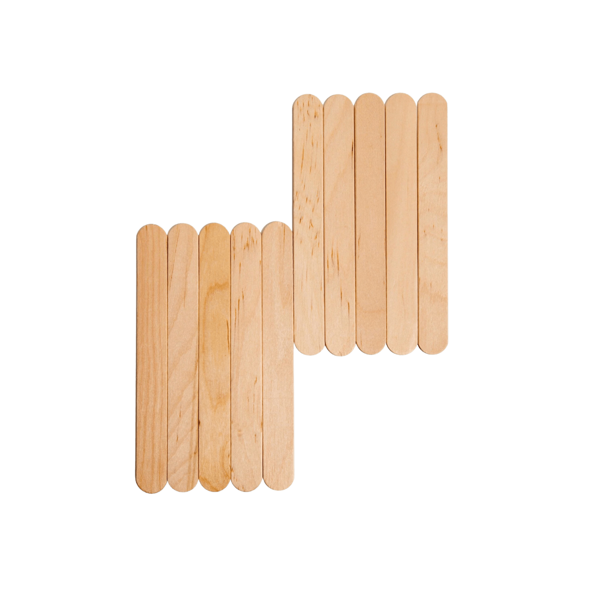 Espátulas de madera para cera de 6"