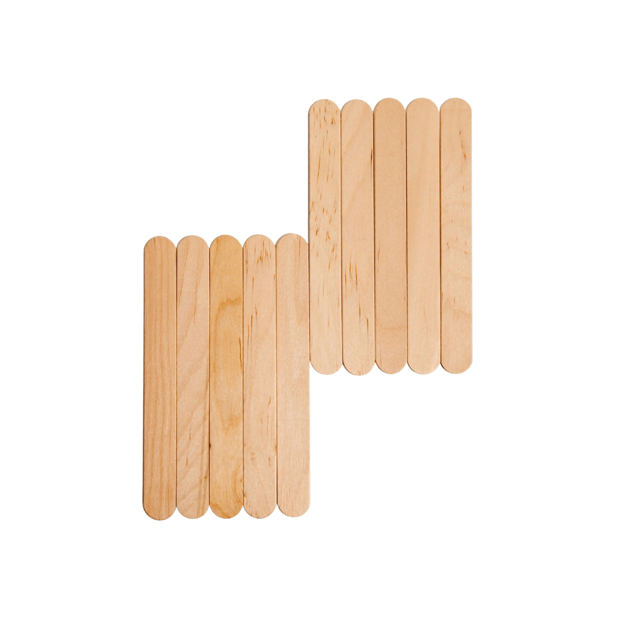 6" Wooden Wax Spatulas