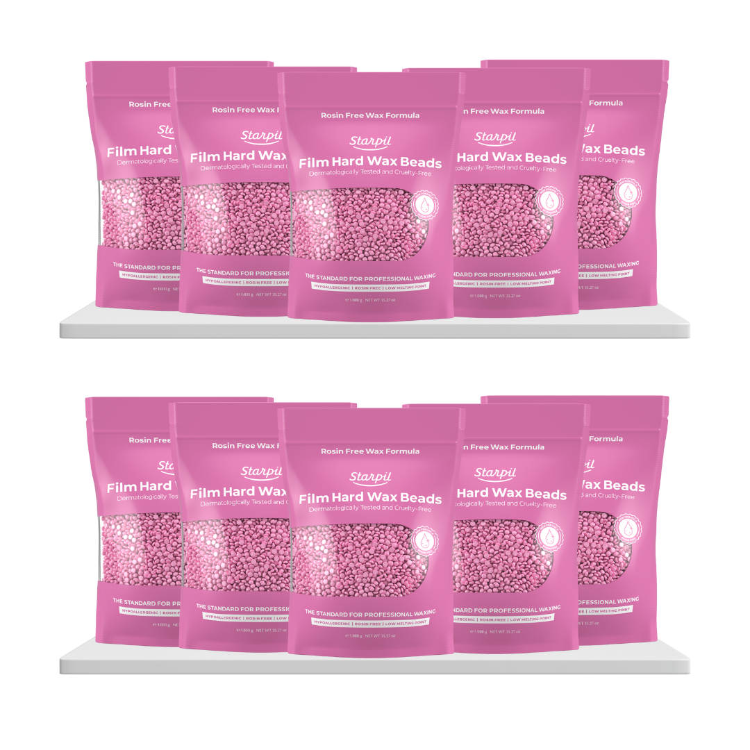 Hypoallergenic Pink Film Hard Wax Beads (1lb - 30lb)