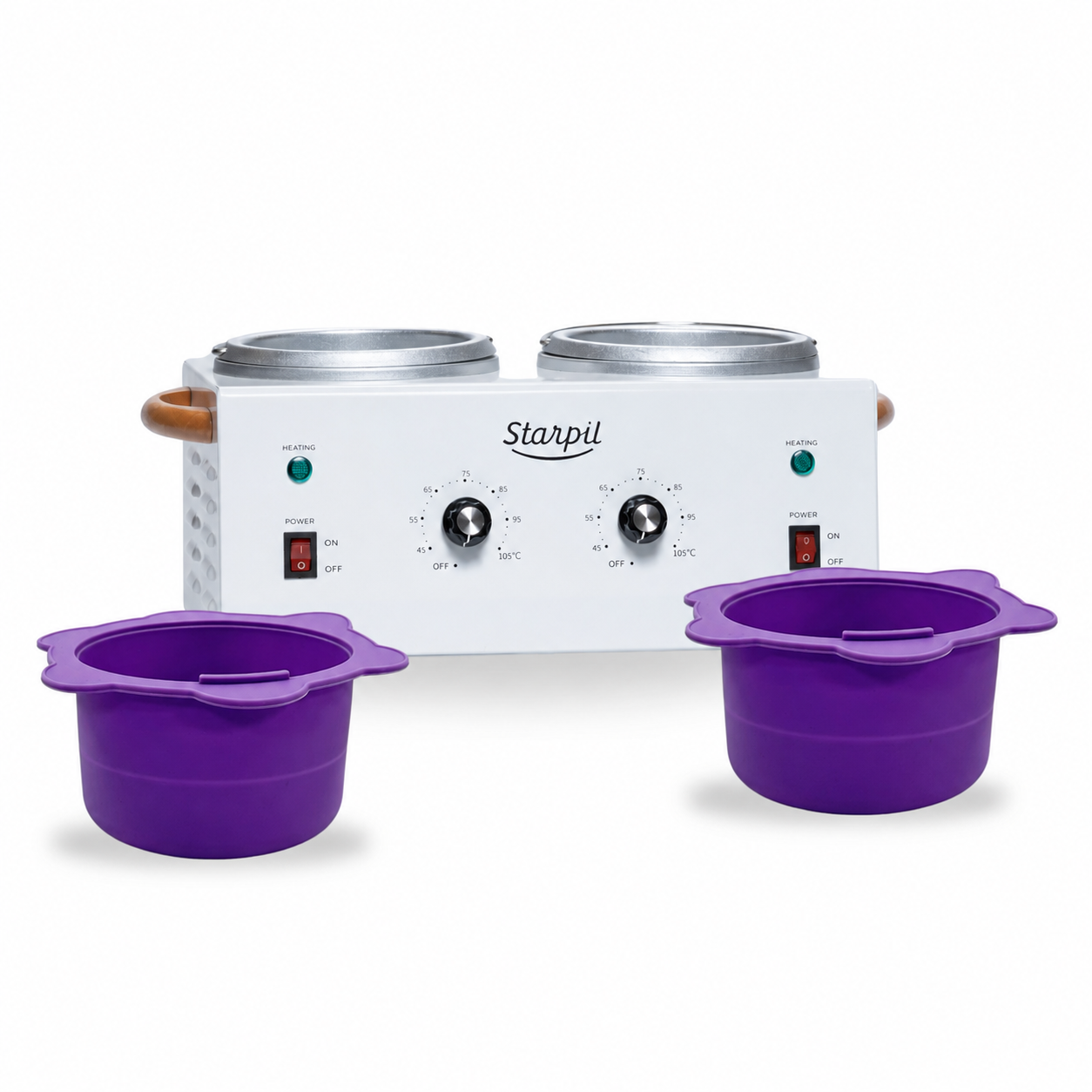 Aquecedor duplo de cera dura - 2 lb