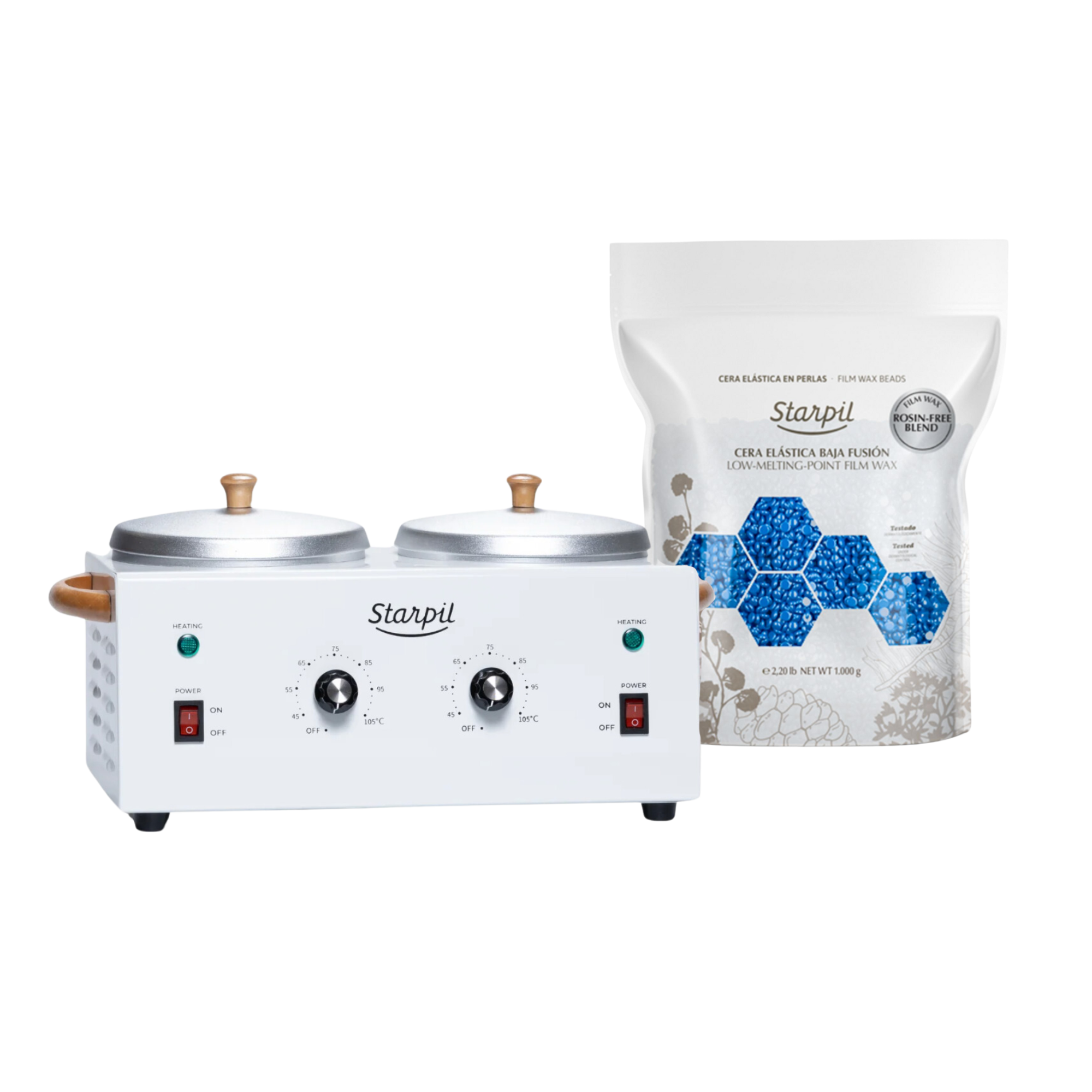 Double Hard Wax Warmer 2lb Starpil Wax