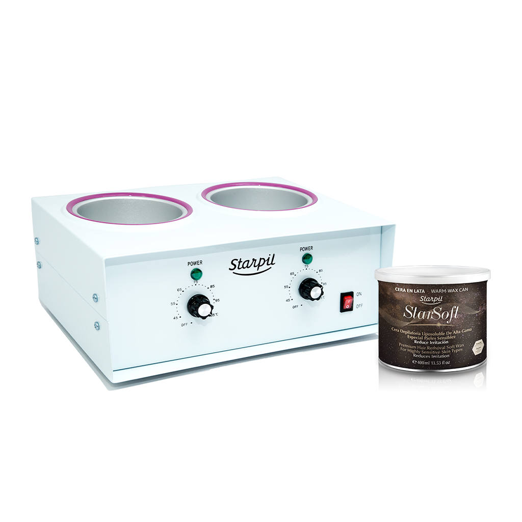  Professional Dual Wax Warmer for Hair Removal, Double