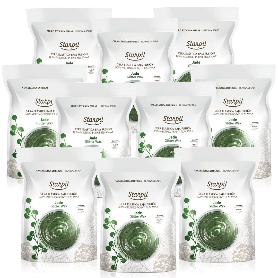 Jade Glitter Hard Wax - (2.2lb - 22lb)
