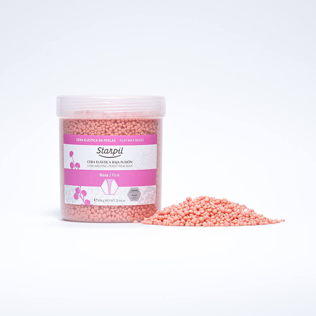 Pink Film Hard Wax Beads - 600g Mini Tub