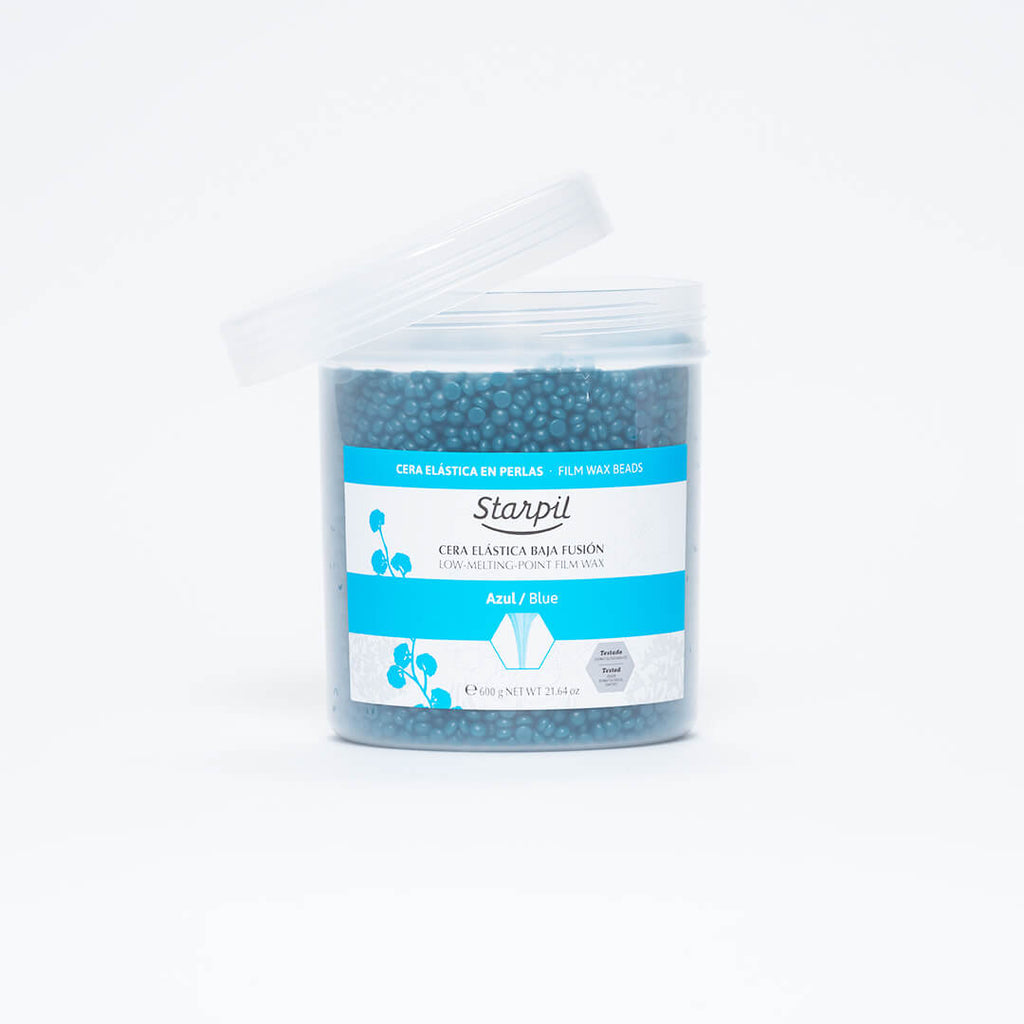 Blue Film Hard Wax Beads - 600g Mini Tub