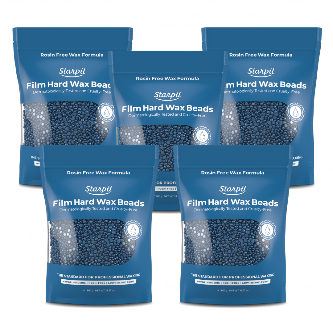 Hypoallergenic Blue Film Hard Wax Beads (1lb - 30lb)