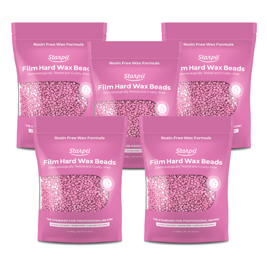 Hypoallergenic Pink Film Hard Wax Beads (1lb - 30lb)