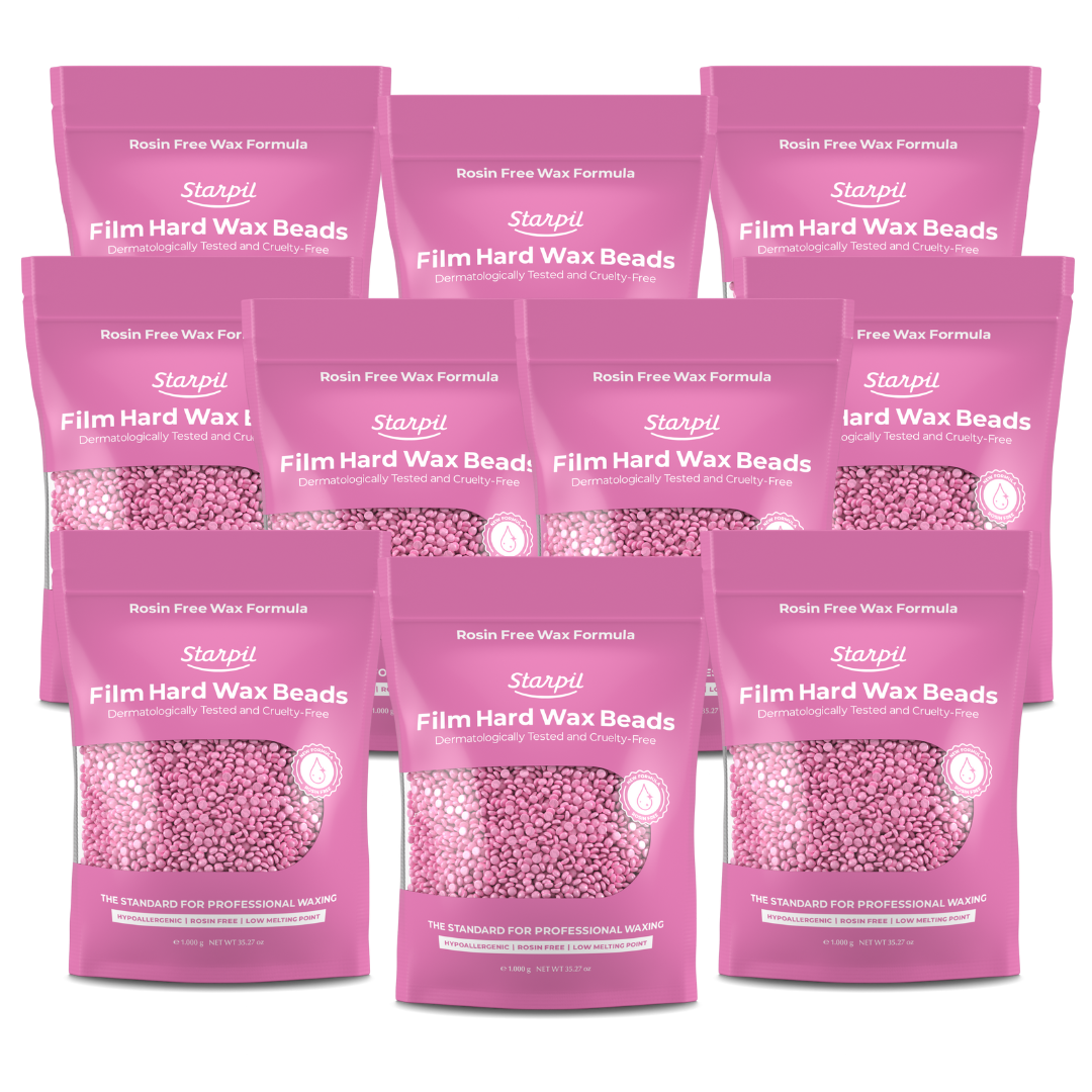 Hypoallergenic Pink Film Hard Wax Beads (1lb - 30lb)