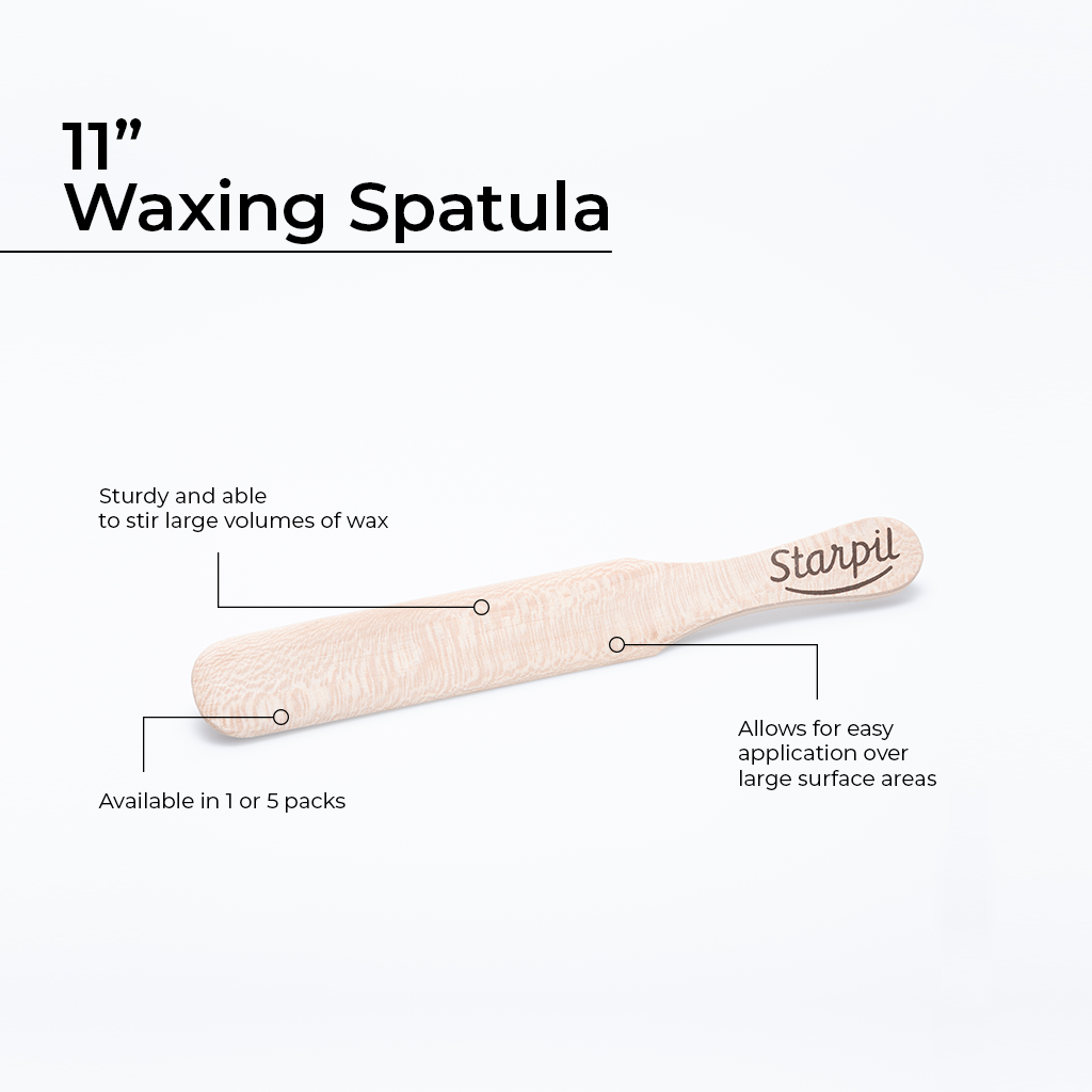 100x Wooden Wax Sticks Hair Removal Waxing Applicator Spatula