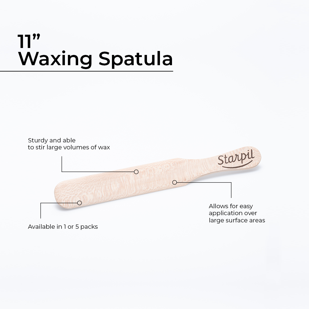 100 Large Wax Waxing Wood Body Hair Removal Sticks Applicator Spatula