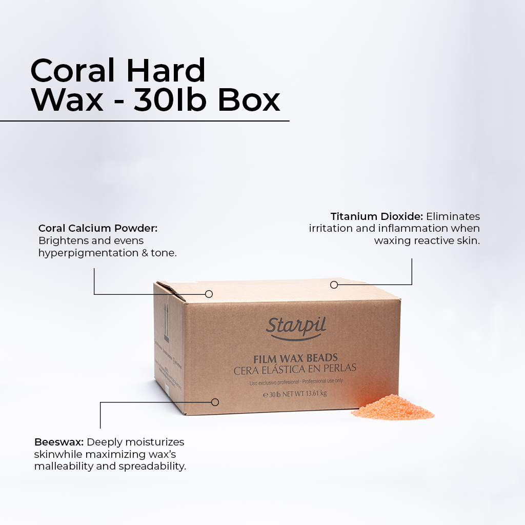 Cuentas de cera de coral caja de 30 libras