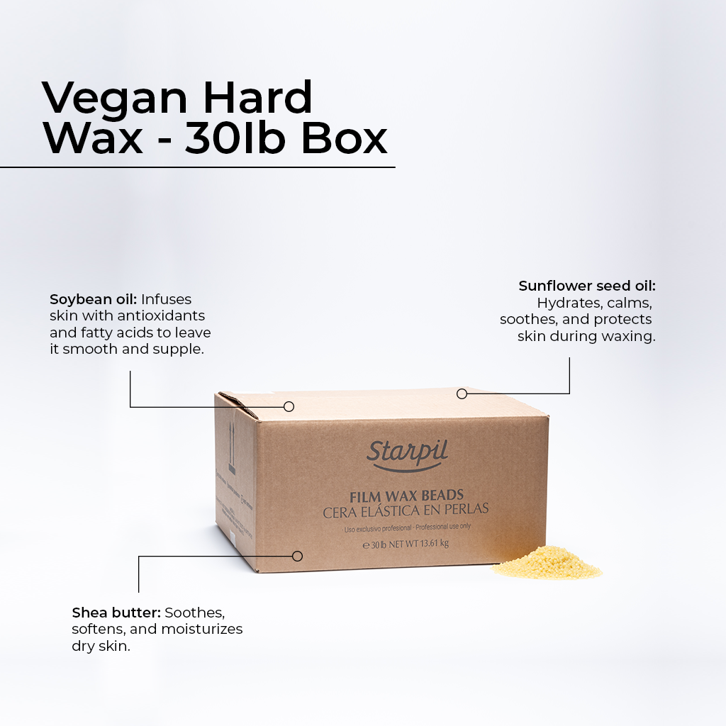 Contas de filme vegano - caixa de 30 lb