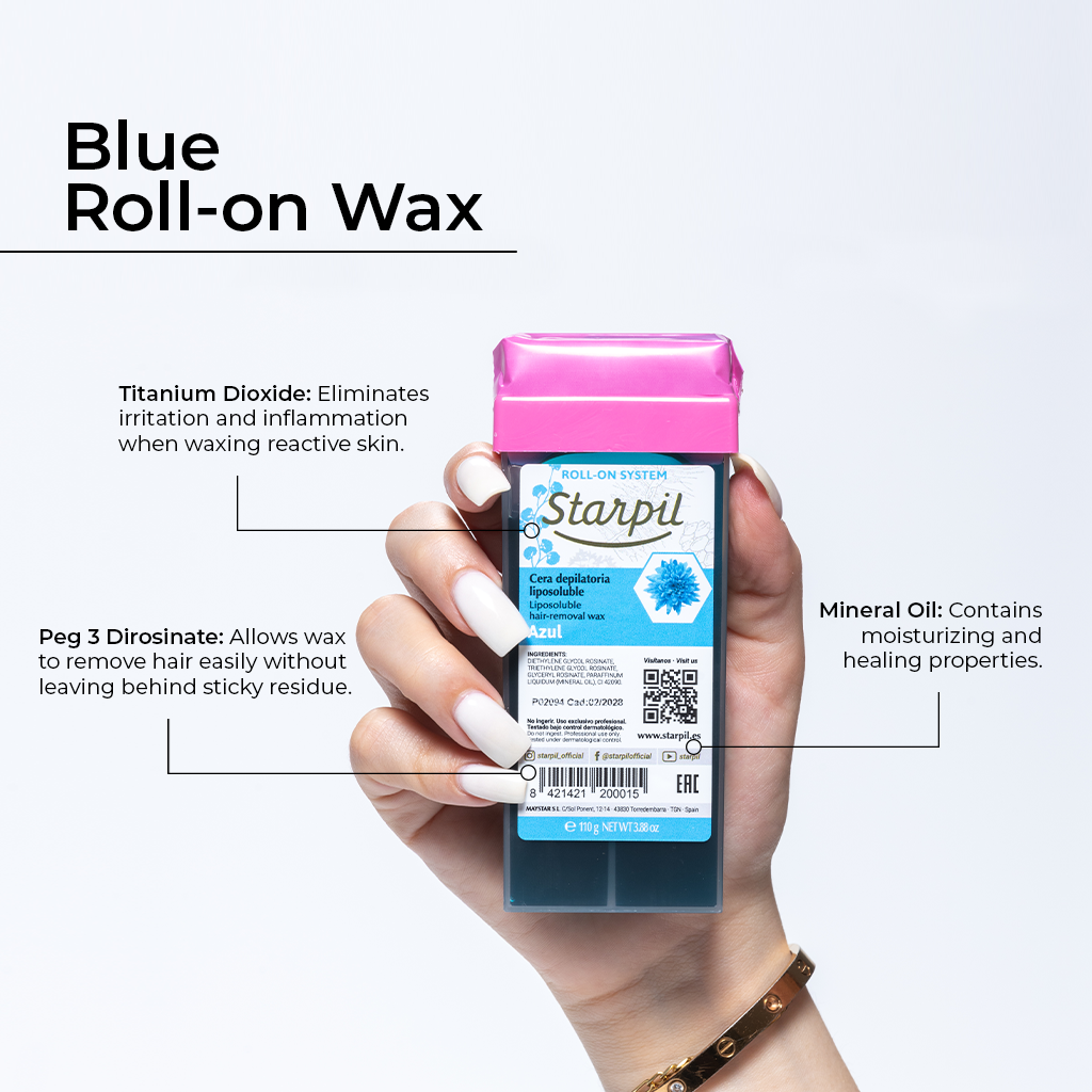 Blue Roll-On Wax