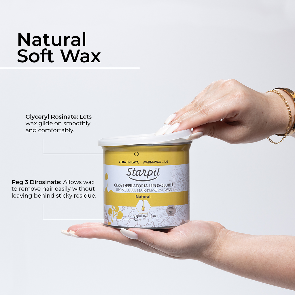 Natural Soft Strip Wax (500ml e 800ml)